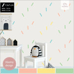 Konfety - samolepky na stenu