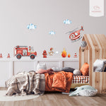 Hasiči – nálepky pre chlapcov