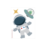 Vzorka - nálepka na stenu - Astronaut