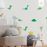 Samolepky na stenu - Boho Dinosaury 02
