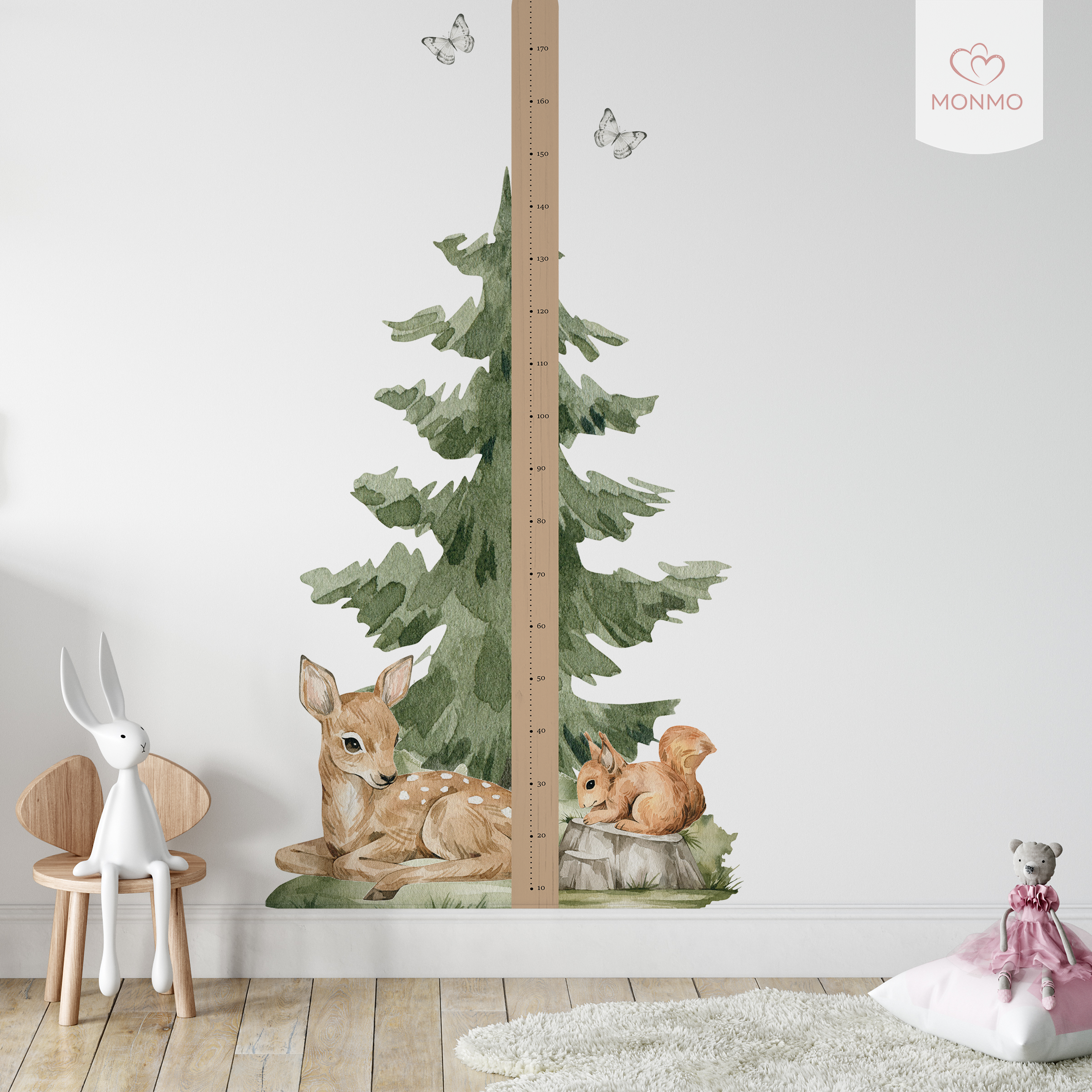 Detské metre na stenu