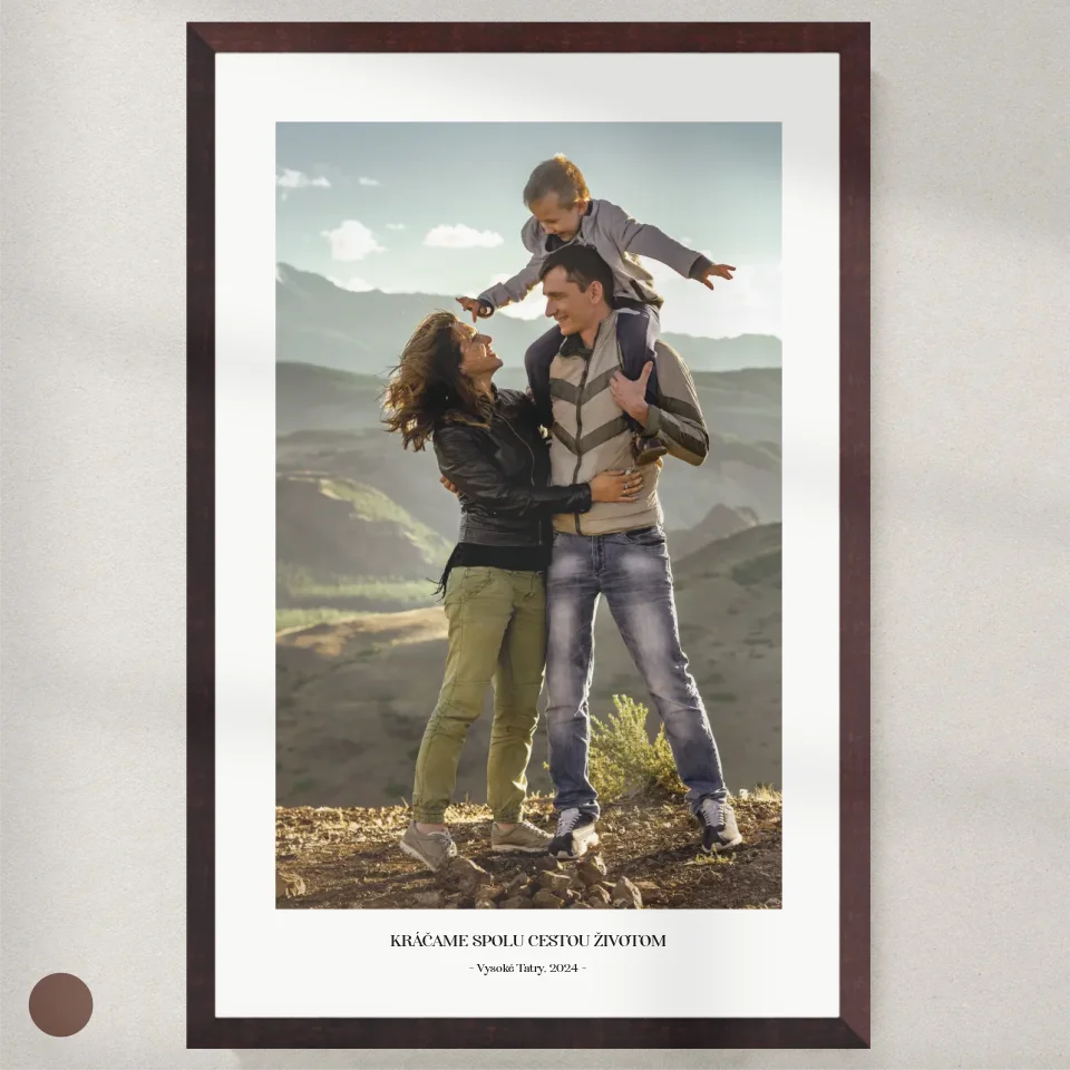 60x90 40x60 brown frame