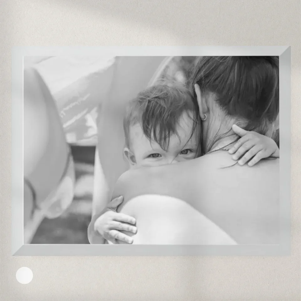 produc base 40x30 - white frame