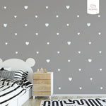 monmo_textilne nalepky - biele srdiecka