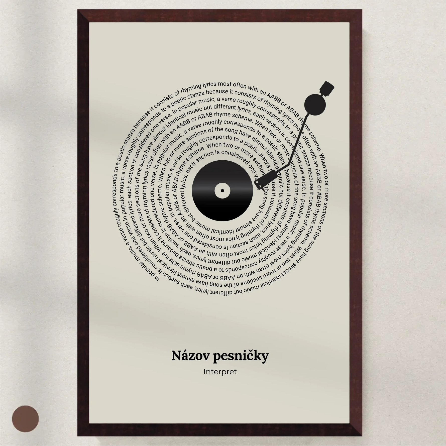 60x90 40x60 brown frame