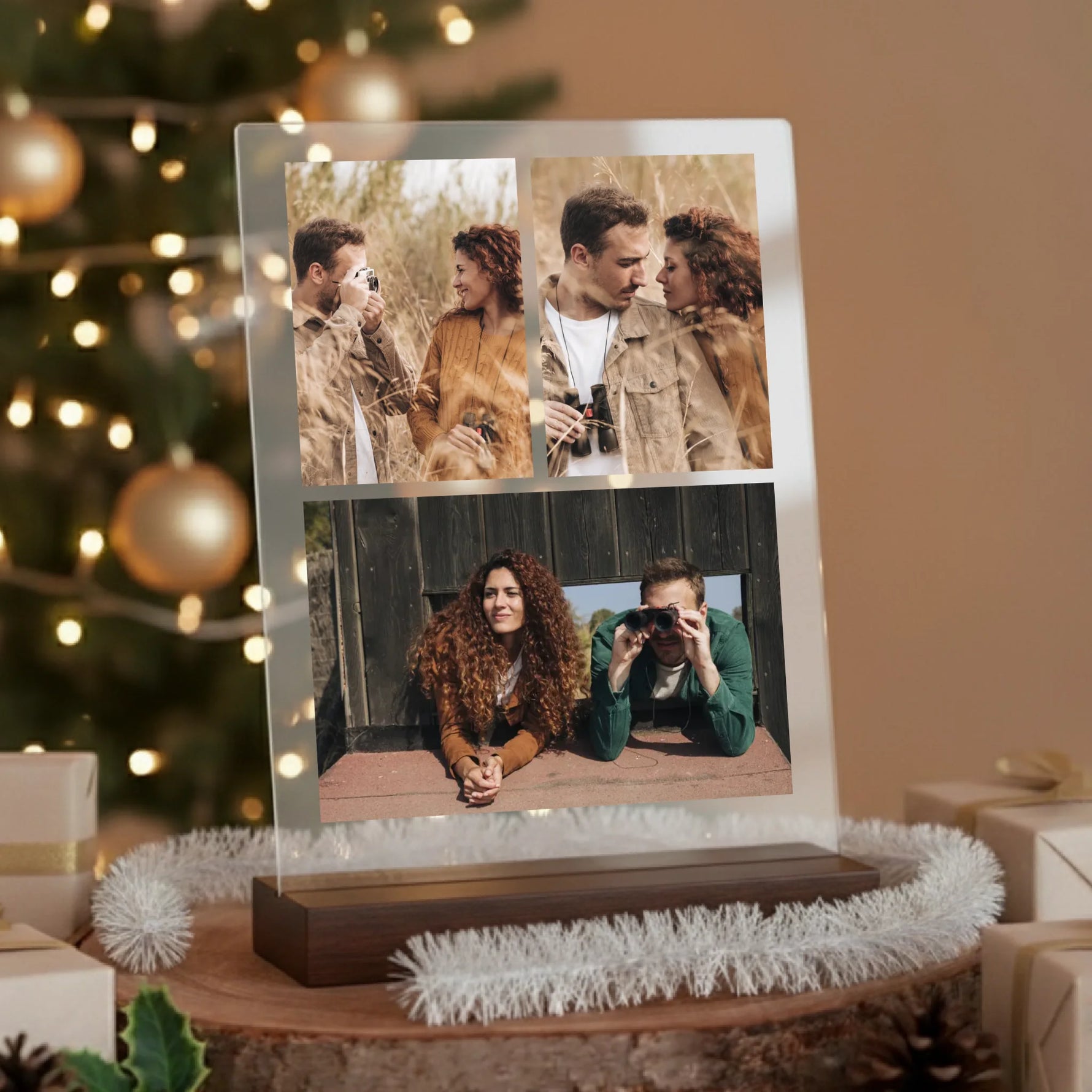 akrylova plaketa_vianoce_tmavy stojan