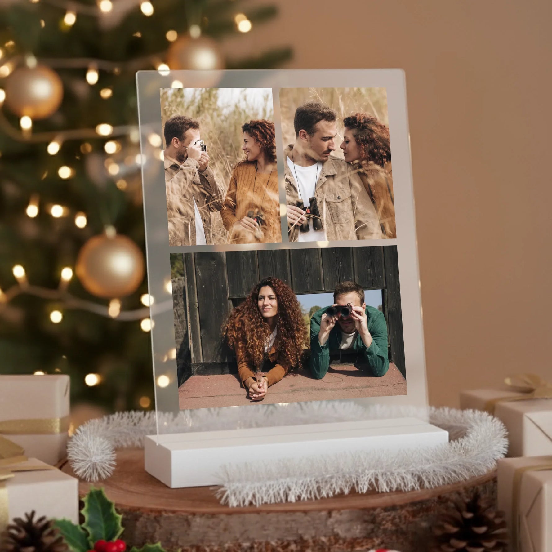 akrylova plaketa_vianoce_biely stojan