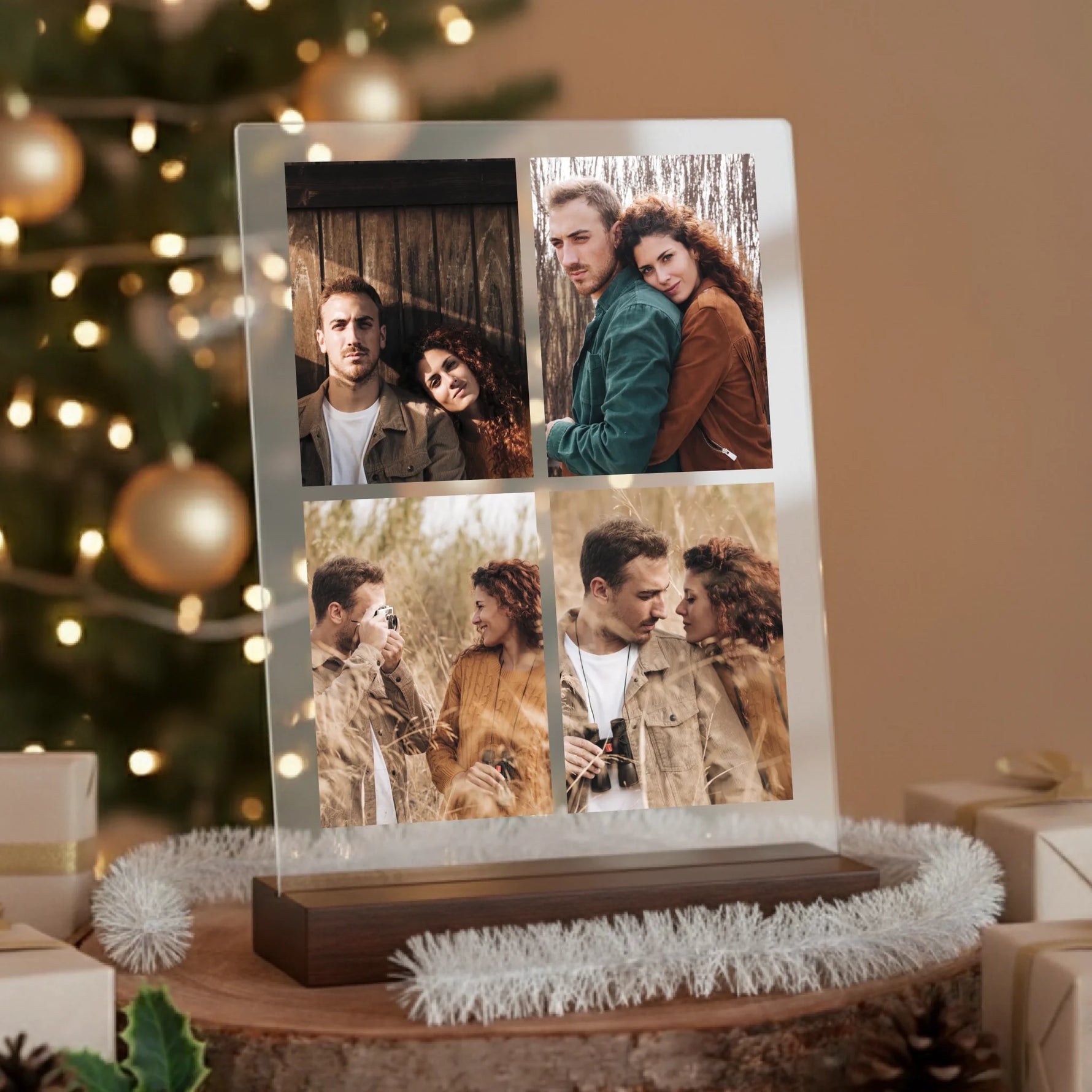 akrylova plaketa_vianoce_tmavy stojan