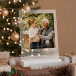 akrylova plaketa_vianoce_biely stojan