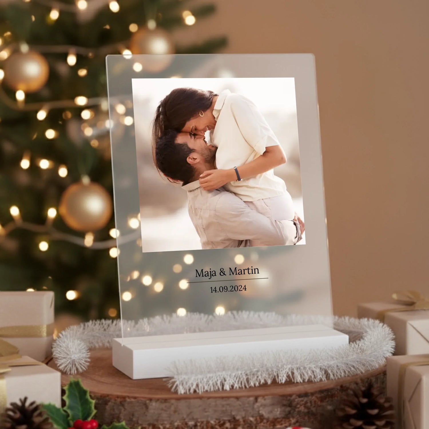 akrylova plaketa_vianoce_biely stojan