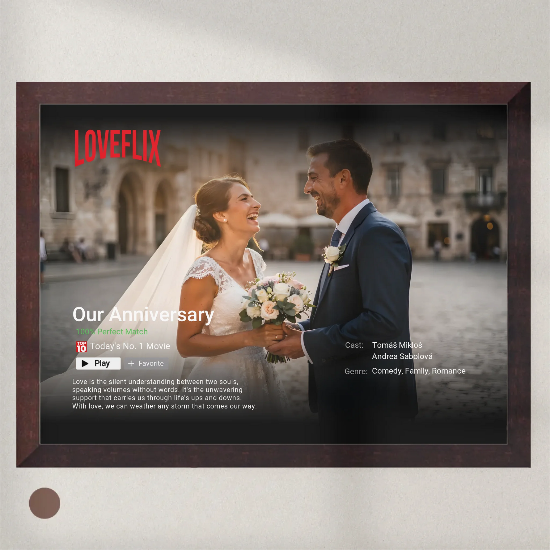 produc base 40x30 - brown frame