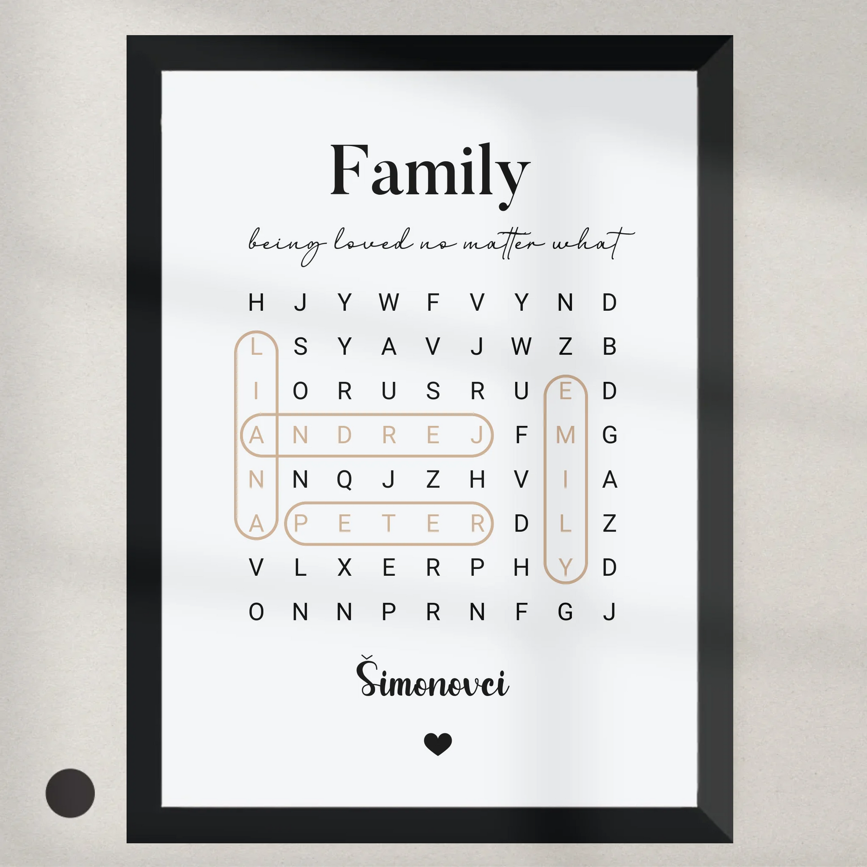 produc base 30x40-black frame