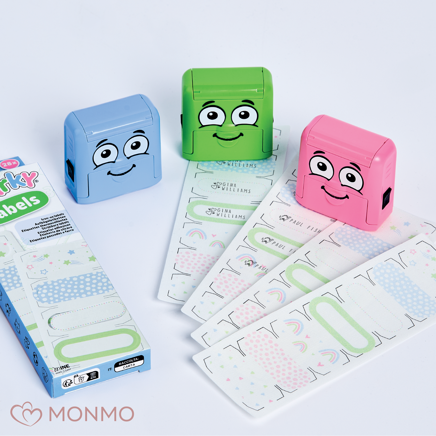 Nažehlovacie štítky k pečiatke My marky