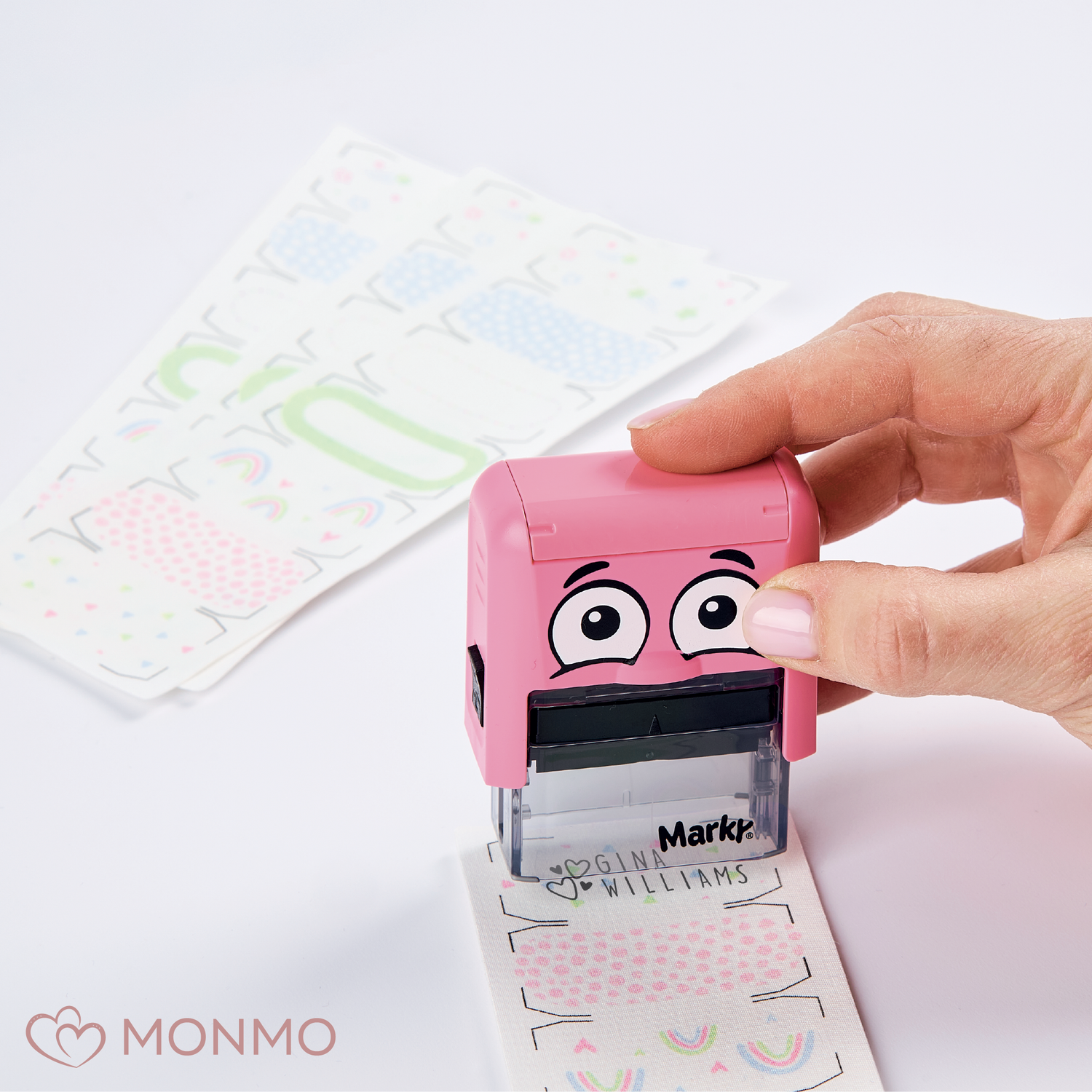 Nažehlovacie štítky k pečiatke My marky